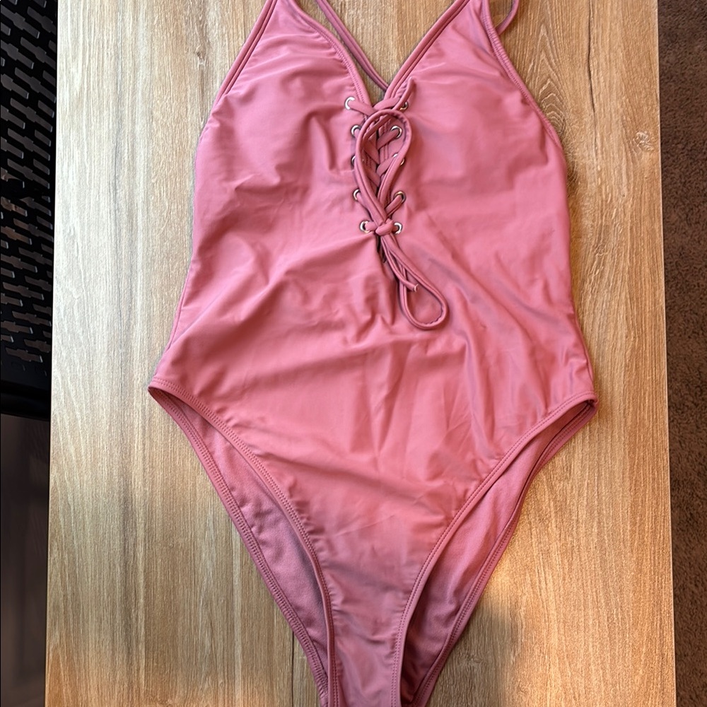 Pink One Piece Swimsuit